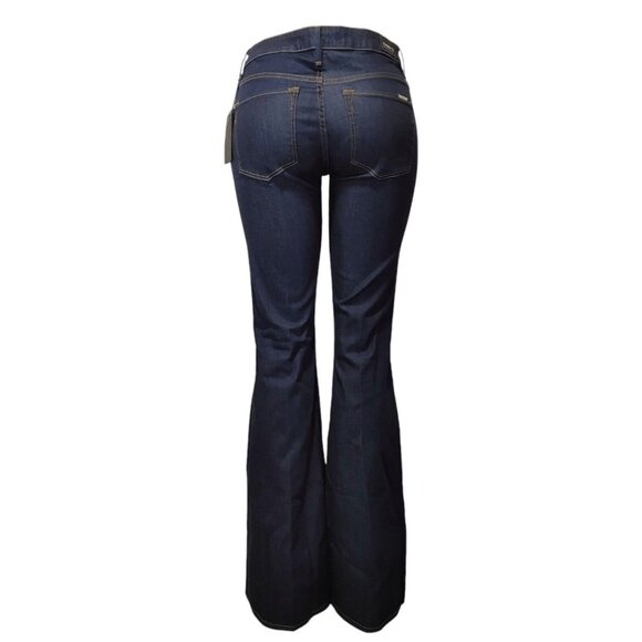 Schoen by Yu Flare Jeans The Bombshell Indigo Blue Women's Sz 29 (34 Ins… - Picture 6 of 13